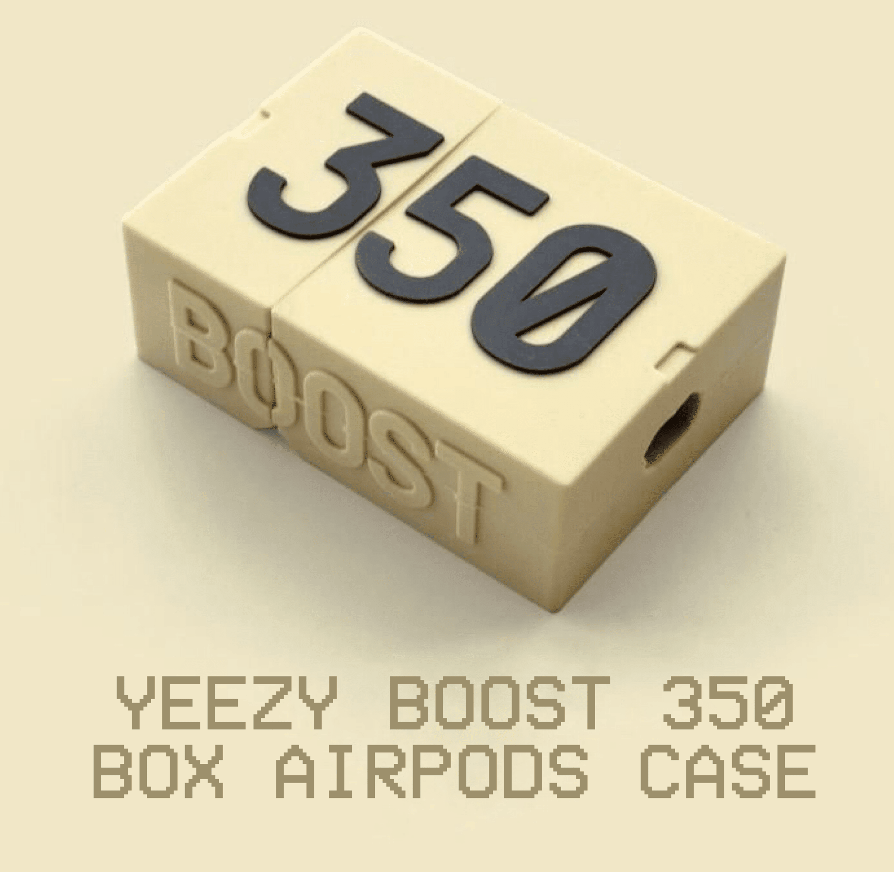 0C241967-5CAC-4B08-8EF3-4189211D13E6 Yeezy Shoe Box AirPods Case