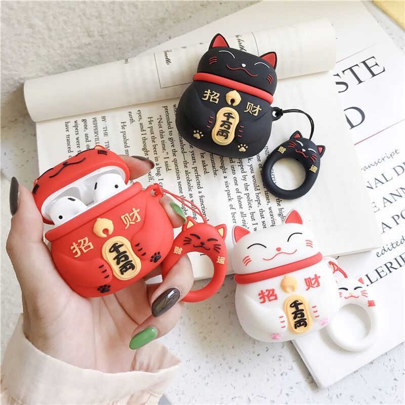 2211273834701.jpg Lucky Cat AirPods Case
