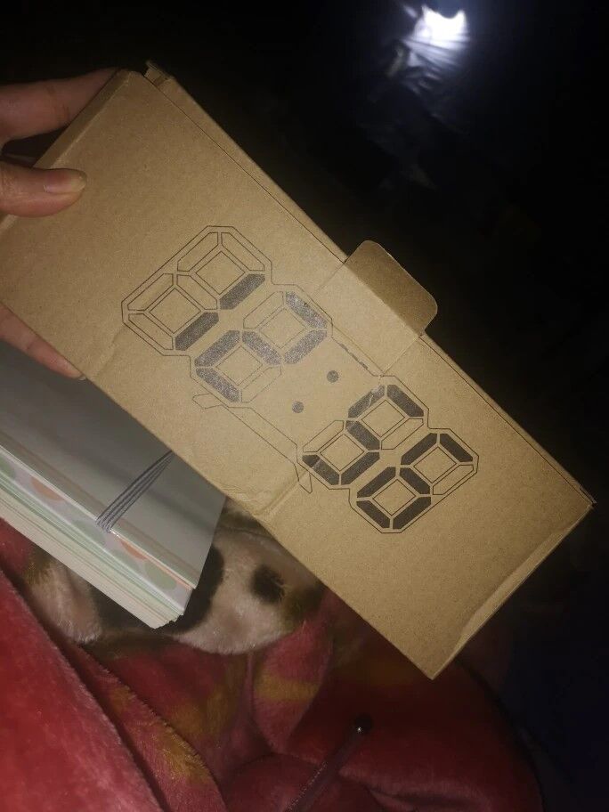 LED Digital Number Clock - Setupedia Store
